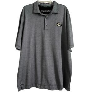 Bobby Jones Mizzou Tigers Polo Mens Size 2XL Cotton Golf Work Casual Travel